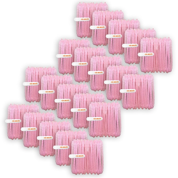 Hamiltonbuhl Skooob Tangle Free Earbud Covers, Translucent Pink, 20PK SKB-PNKT - main